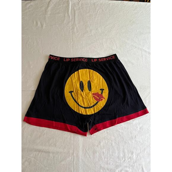 New Addiction Lip Service Boxers Size Large Vintage with Tags - Picture 2 of 8